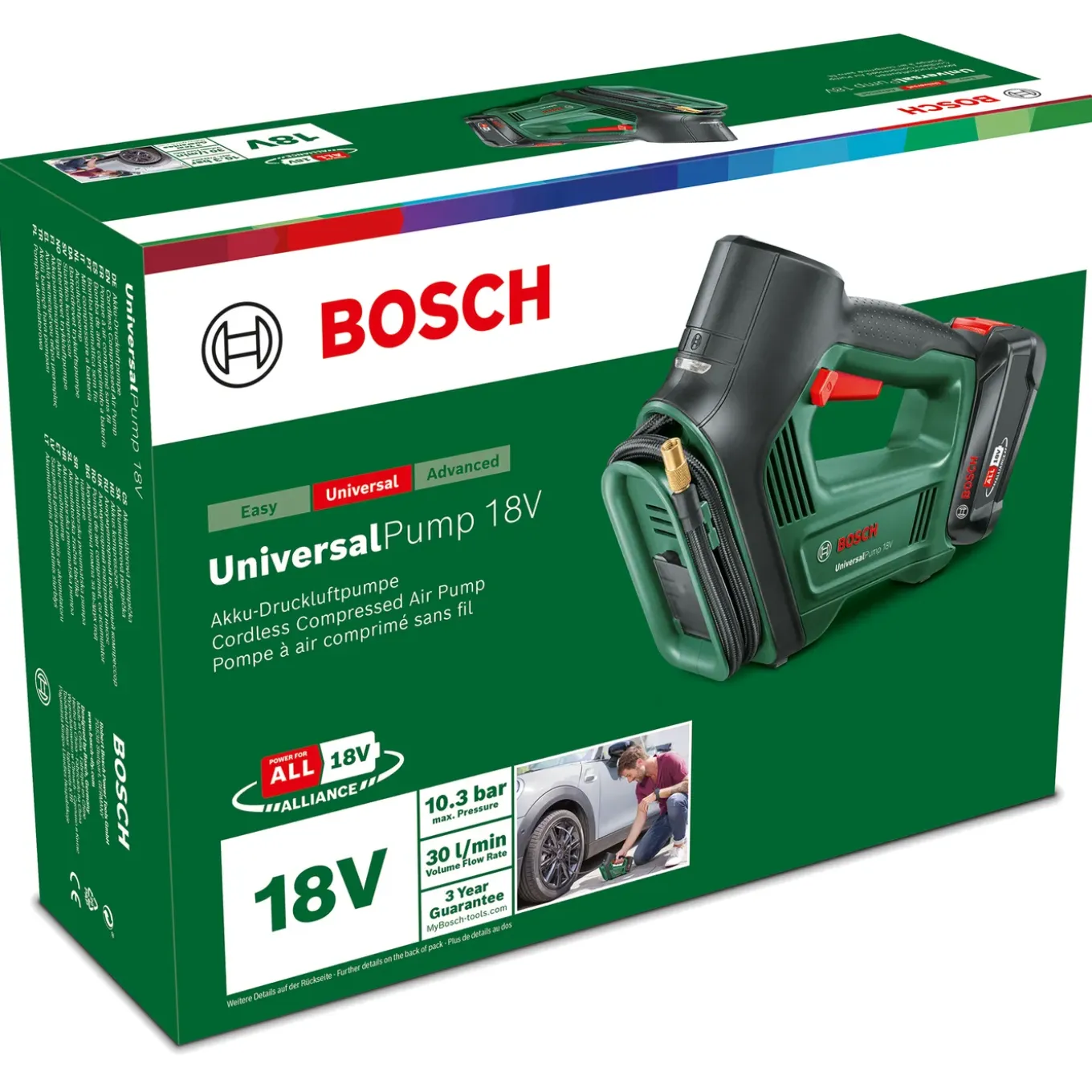 Bosch Compressor UniversalPump 18V - 10,3 bar