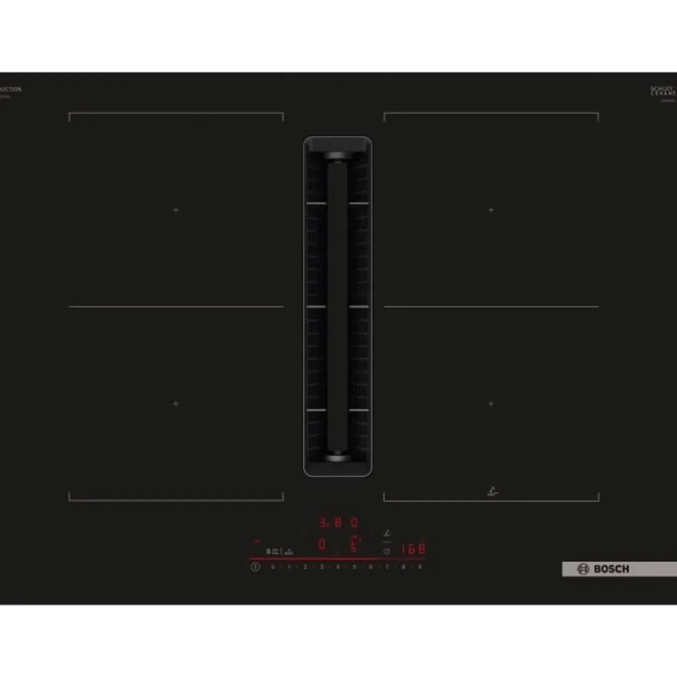 Bosch Tafel Inductie Aspirant Ser6 Pvq711h26e Zwart 4zones Home Connect L710xp5