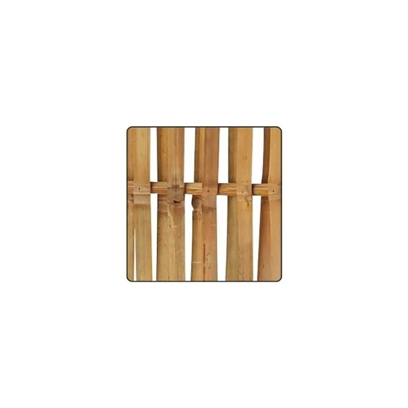 BOX & BEYOND Box And Beyond Scherm Natuurlijk Bamboe 3 Panelen 160 X 139 Cm