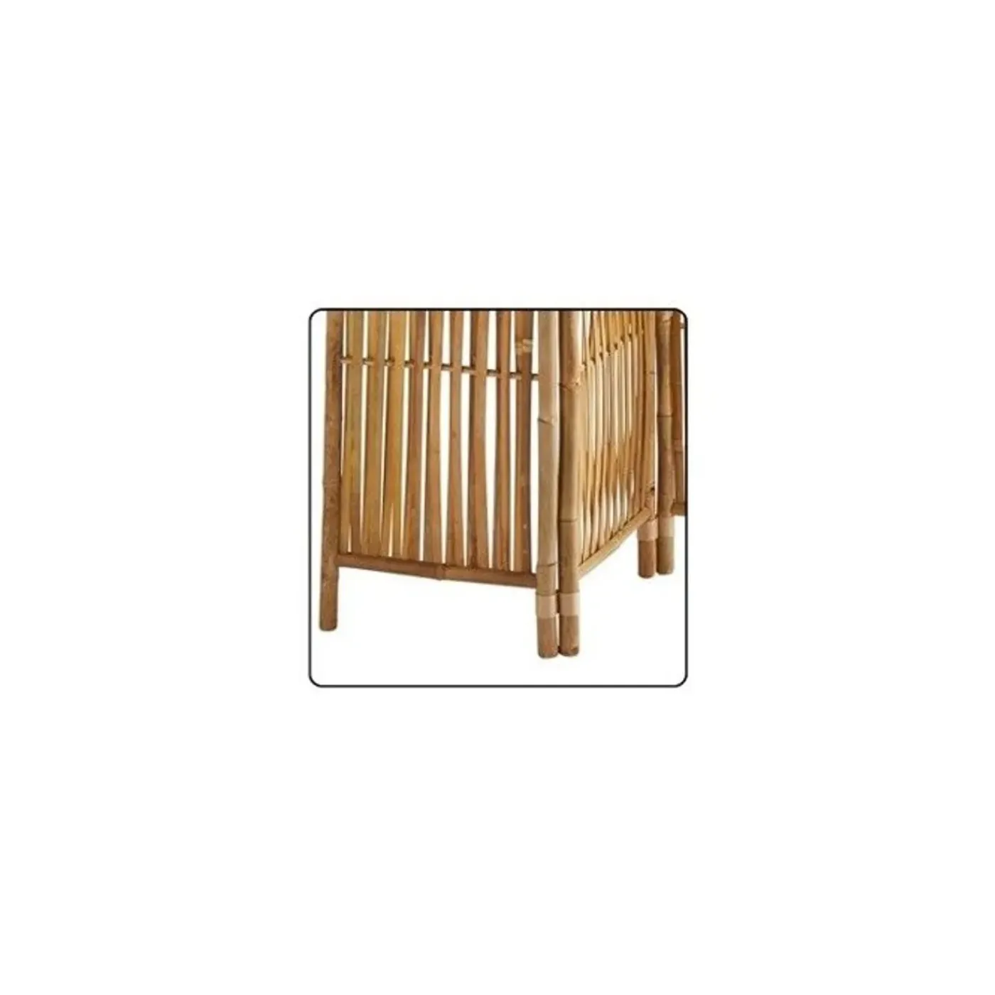 BOX & BEYOND Box And Beyond Scherm Natuurlijk Bamboe 3 Panelen 160 X 139 Cm