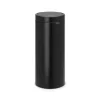 Brabantia Afvalbak Touch Bin - Staal - Mat Zwart - 29.5x32x72cm - 30L