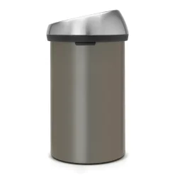 Brabantia Afvalbak Touch Bin - Staal - Platinum - 40x40x71cm - 60L