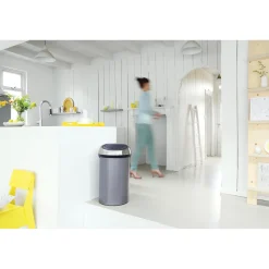 Brabantia Afvalbak Touch Bin - Staal - Platinum - 40x40x71cm - 60L