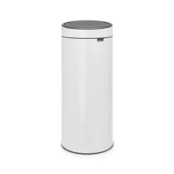 Brabantia afvalemmer Touch Bin New wit 30L