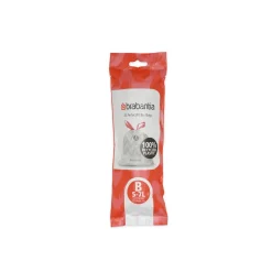 Brabantia afvalzak PerfectFit B wit 5L 20 stuks