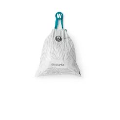 Brabantia afvalzak PerfectFit W wit 5L 20 stuks