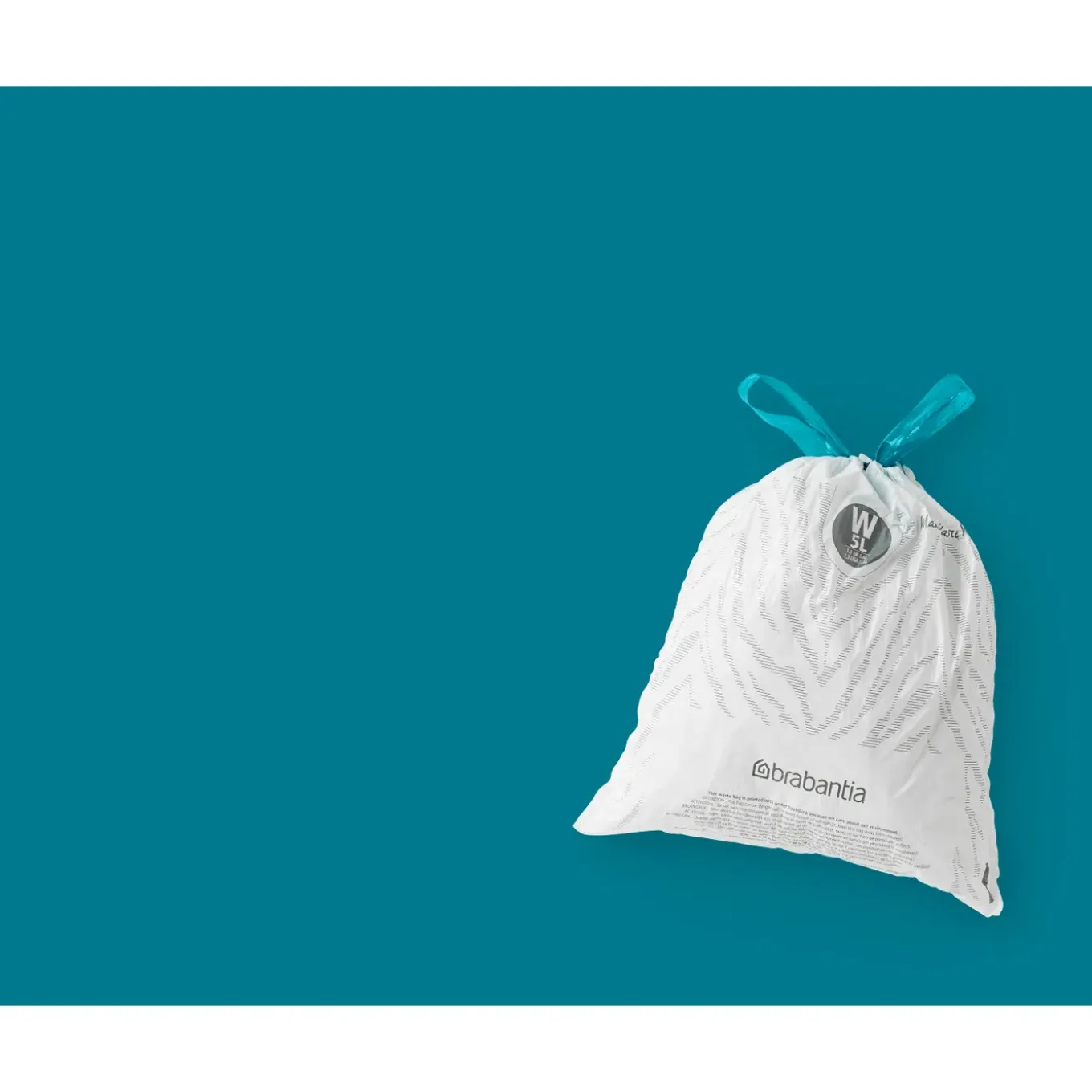 Brabantia afvalzak PerfectFit W wit 5L 20 stuks