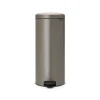 Brabantia Pedaalemmer NewIcon - Staal - Platinum - 35.5x33x73.5cm - 30L