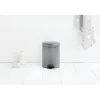 Brabantia Pedaalemmer NewIcon - Staal - Platinum - 26.3x21.7x30.2cm - 5L