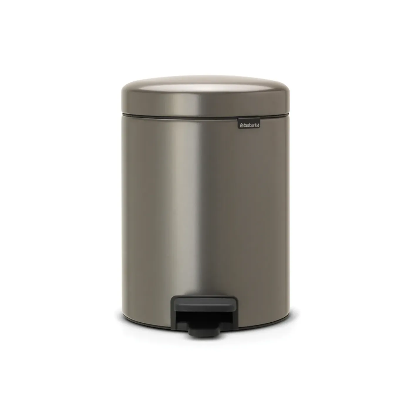 Brabantia Pedaalemmer NewIcon - Staal - Platinum - 26.3x21.7x30.2cm - 5L