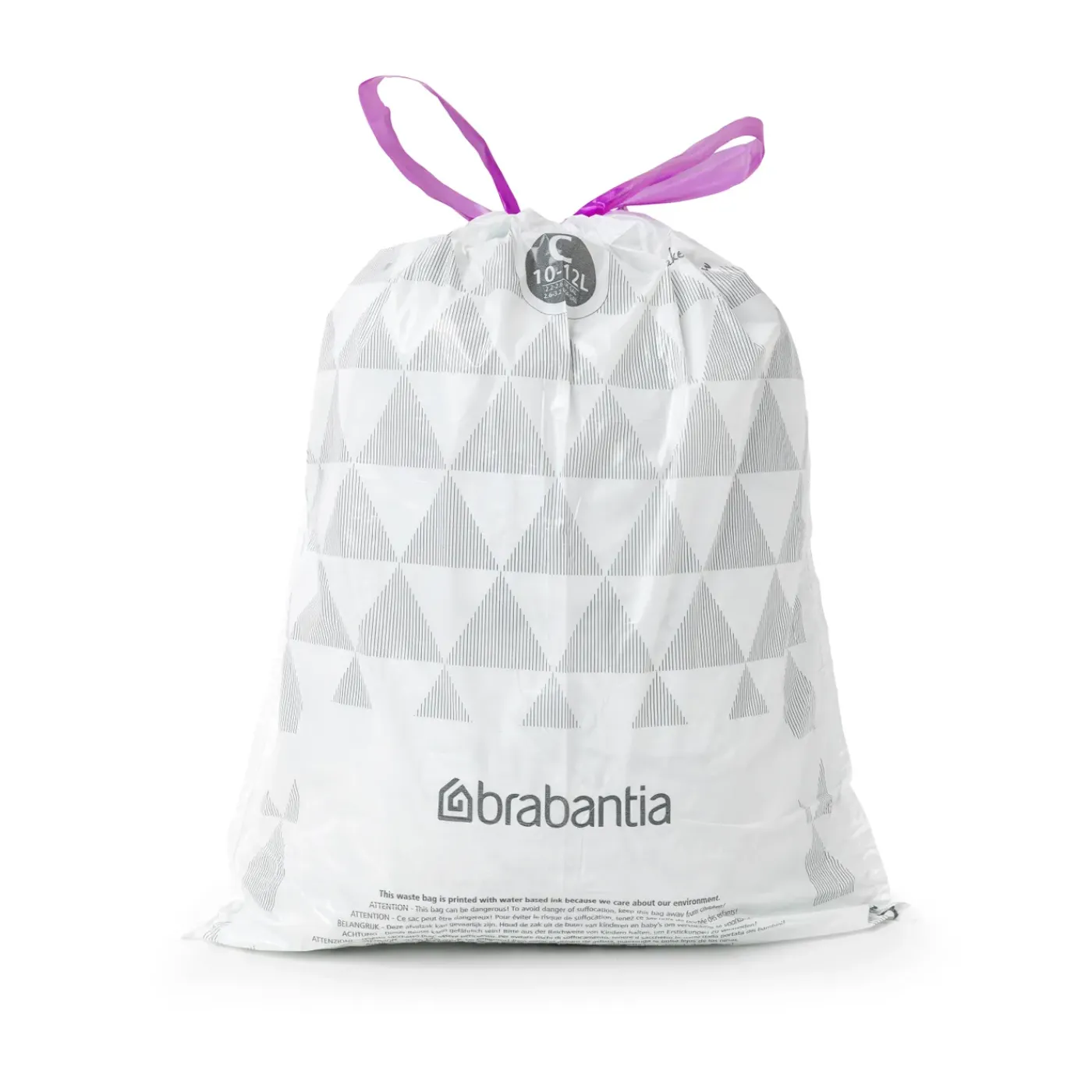 Brabantia PerfectFit Afvalzak met trekbandsluiting - 10/12L - Code C - 20 stuks