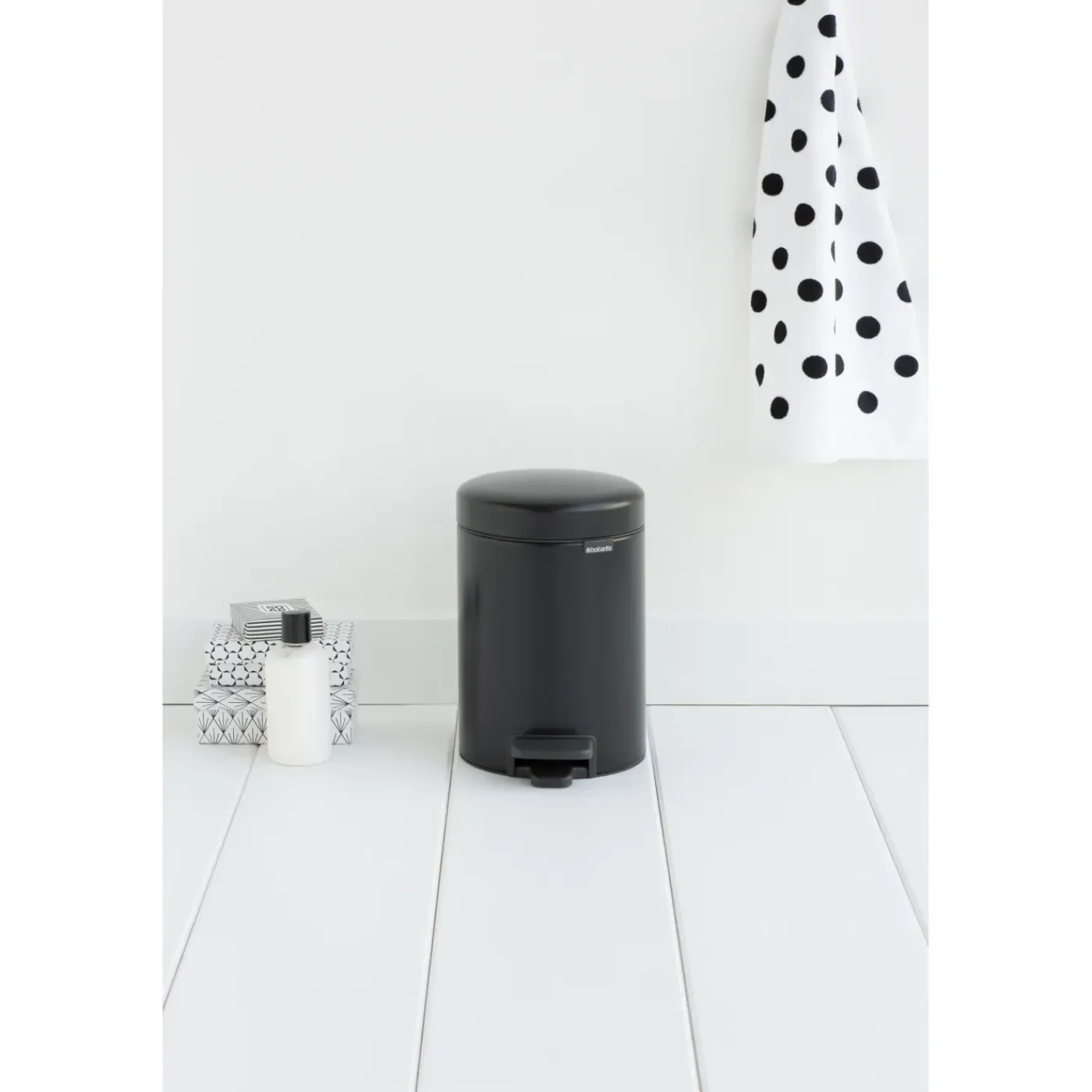 Brabantia prullenbak NewIcon 3L Matt Black