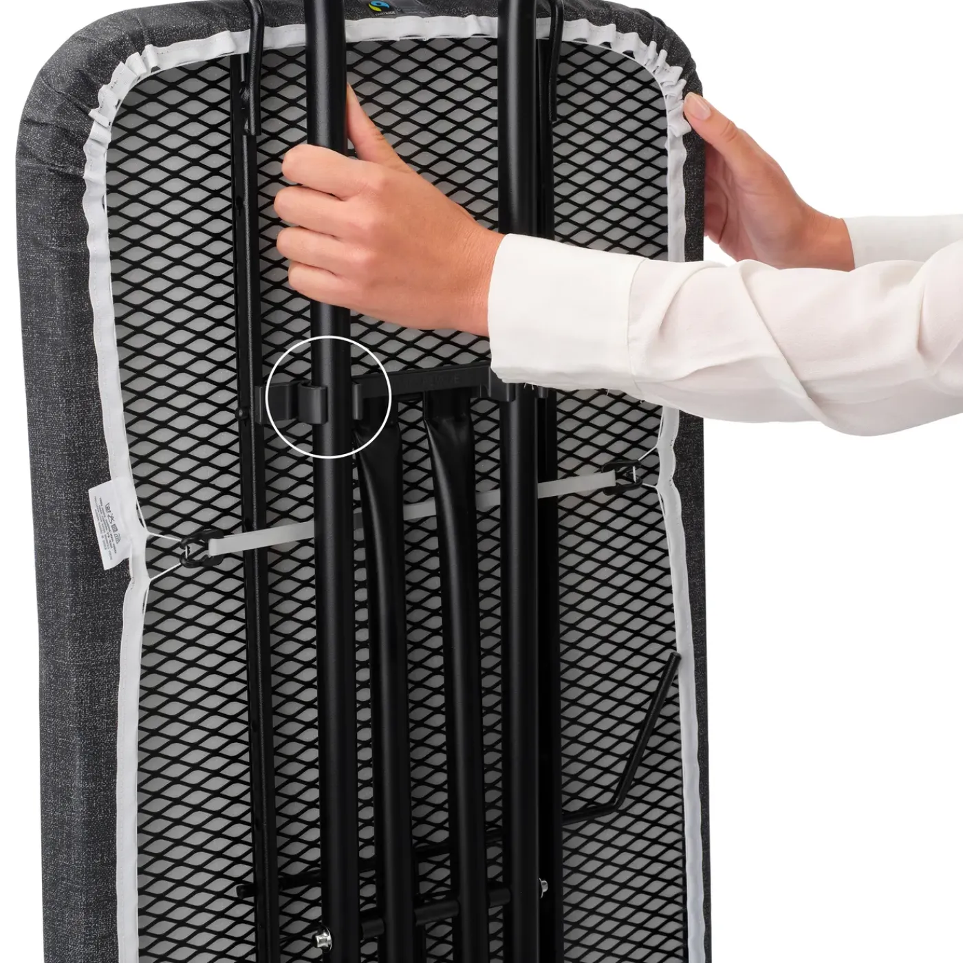 Brabantia - Strijkplank - 124 X 45 Cm, Solid Steam Unit Holder