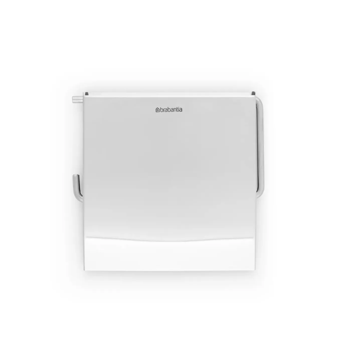 Brabantia Toiletrolhouder Renew - Metaal - met Klep - Metaalstaal Glanzend