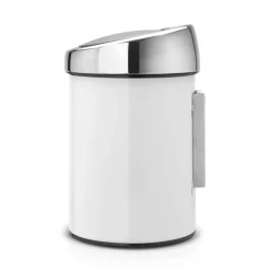 Brabantia wandafvalemmer Touch Bin 3L wit