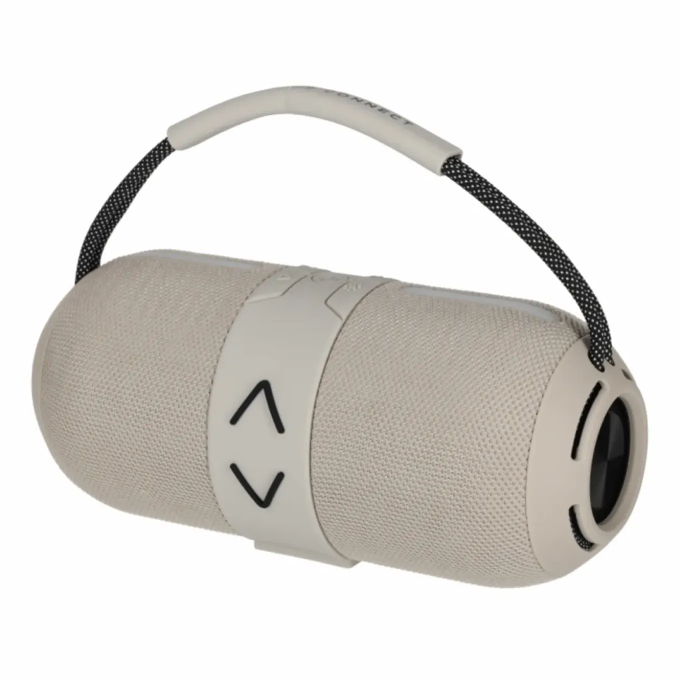 Brainz Speaker Rox Bluetooth Speaker Met Led, Handvat En Meerdere Aansluitingen - Taupe