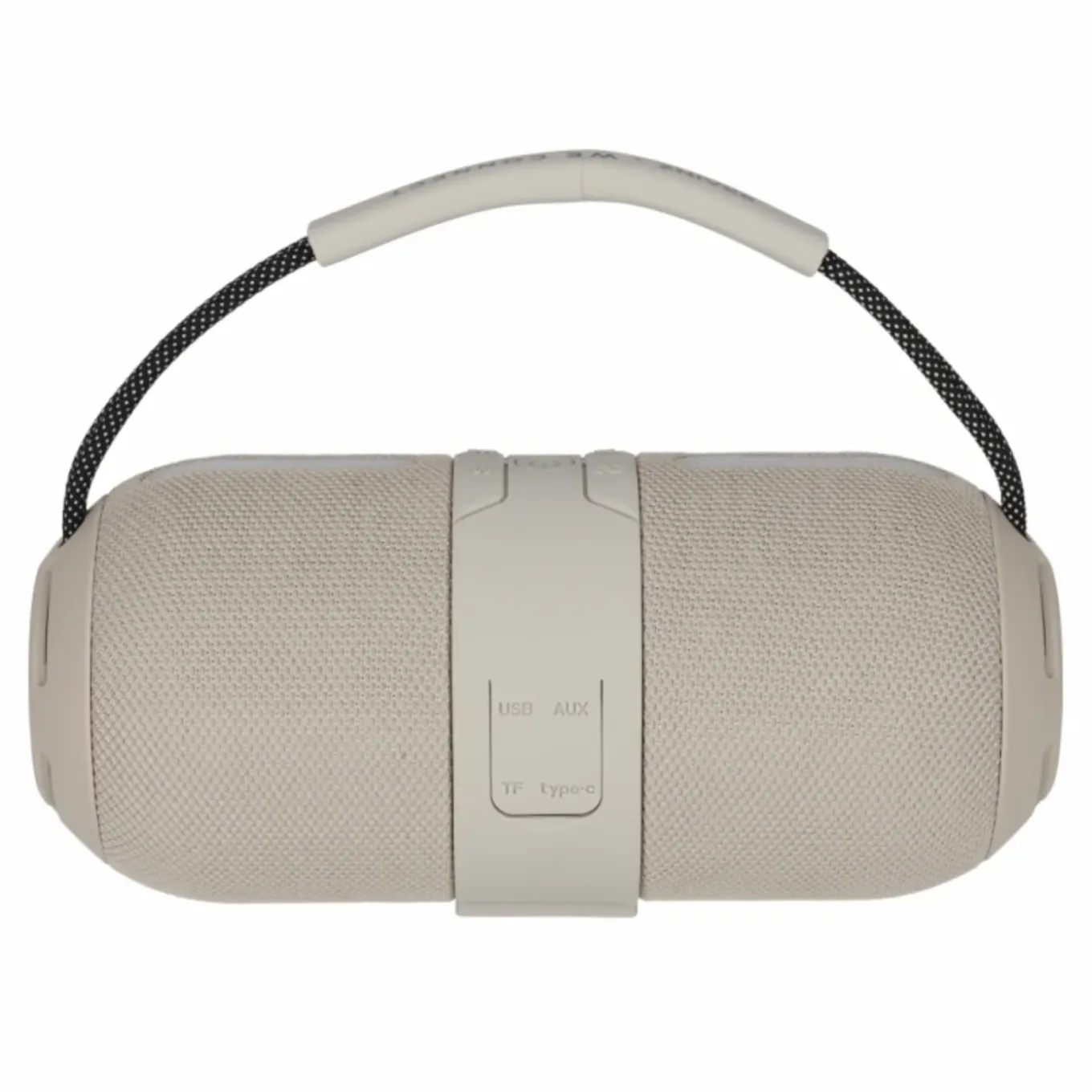 Brainz Speaker Rox Bluetooth Speaker Met Led, Handvat En Meerdere Aansluitingen - Taupe