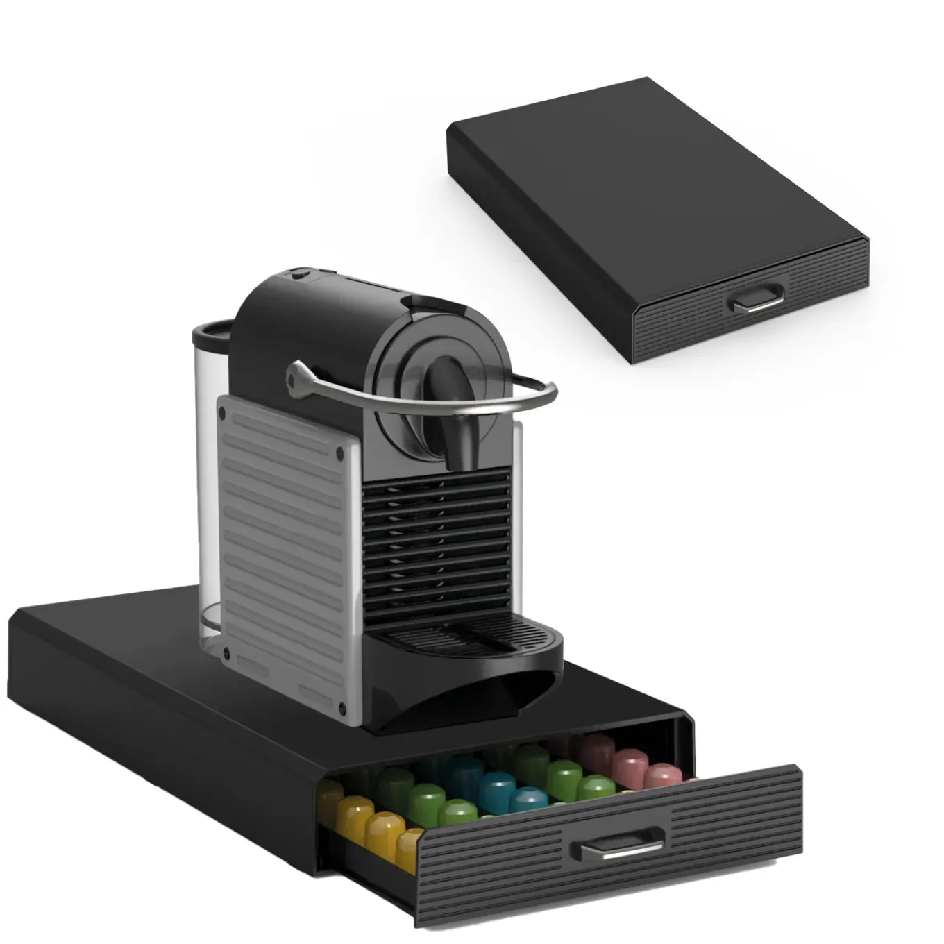 Brasq Capsulehouder Nespresso - Opbergbox Met Lade - 50 Cups