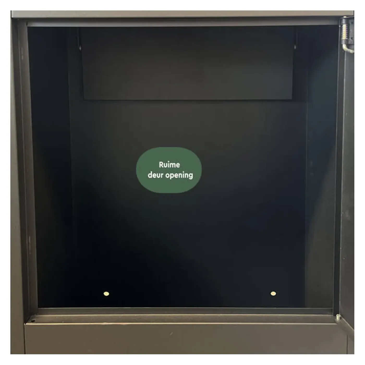 BRASQ Pakketbrievenbus Staand Staal Zwart 105x38x24 Cm – Brievenbus Met Slot Voor Xxl Pakketten