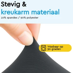 BRASQ Statafelrok Antraciet - Diameter 80cm - 74x110cm - Extra Stretch Voor Statafel