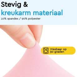 Brasq Statafelrok Roze - ∅80-74 X110 Cm - Statafelhoes Extra Stretch Voor Statafel