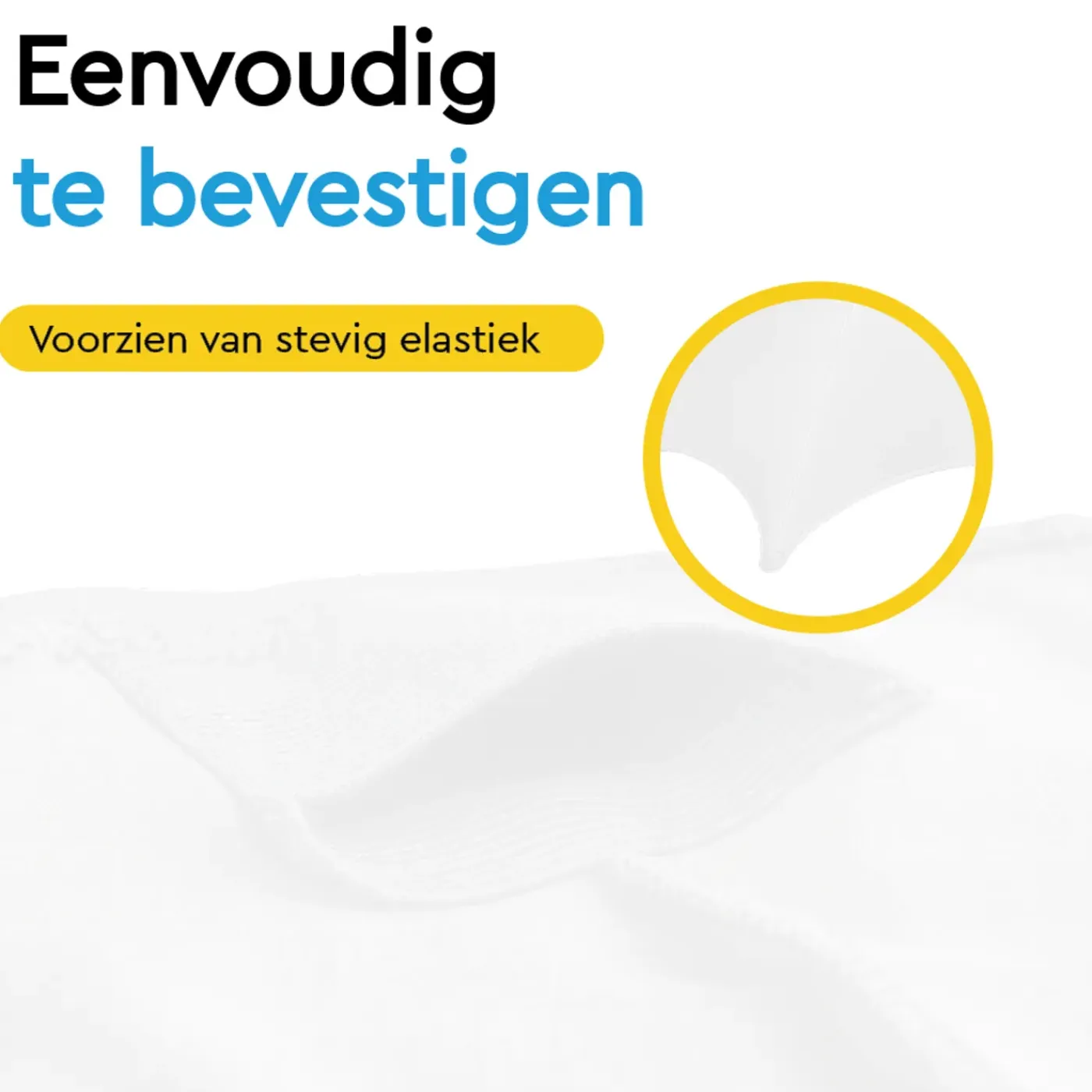 BRASQ Statafelrok Wit - Diameter 80cm - 74x110cm - Set Van 2 - Extra Stretch Voor Statafel