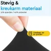 Brasq Statafelrok Zwart - Diameter 80cm - 74x110cm - Set Van 4 - Extra Stretch Voor Statafel