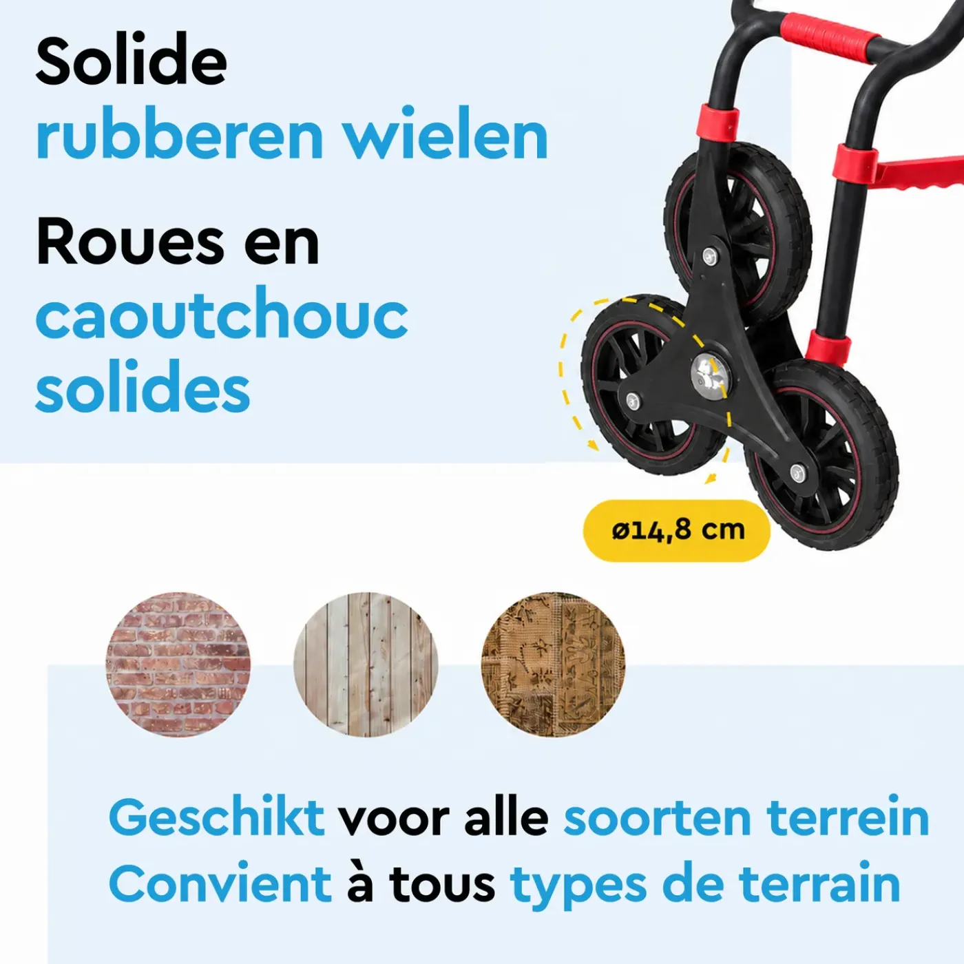 BRASQ Steekwagen Inklapbaar - Transportkar Staal - 120kg Draagvermogen - Transportwagen - Steekkar