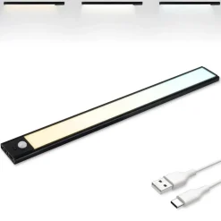 Brendz Kastverlichting - PIR sensor - USB-C - 40 cm - 3 kleurtemperaturen