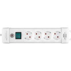 Brennenstuhl Stekkerdoos premium-line 4-voudig wit 1,8 meter