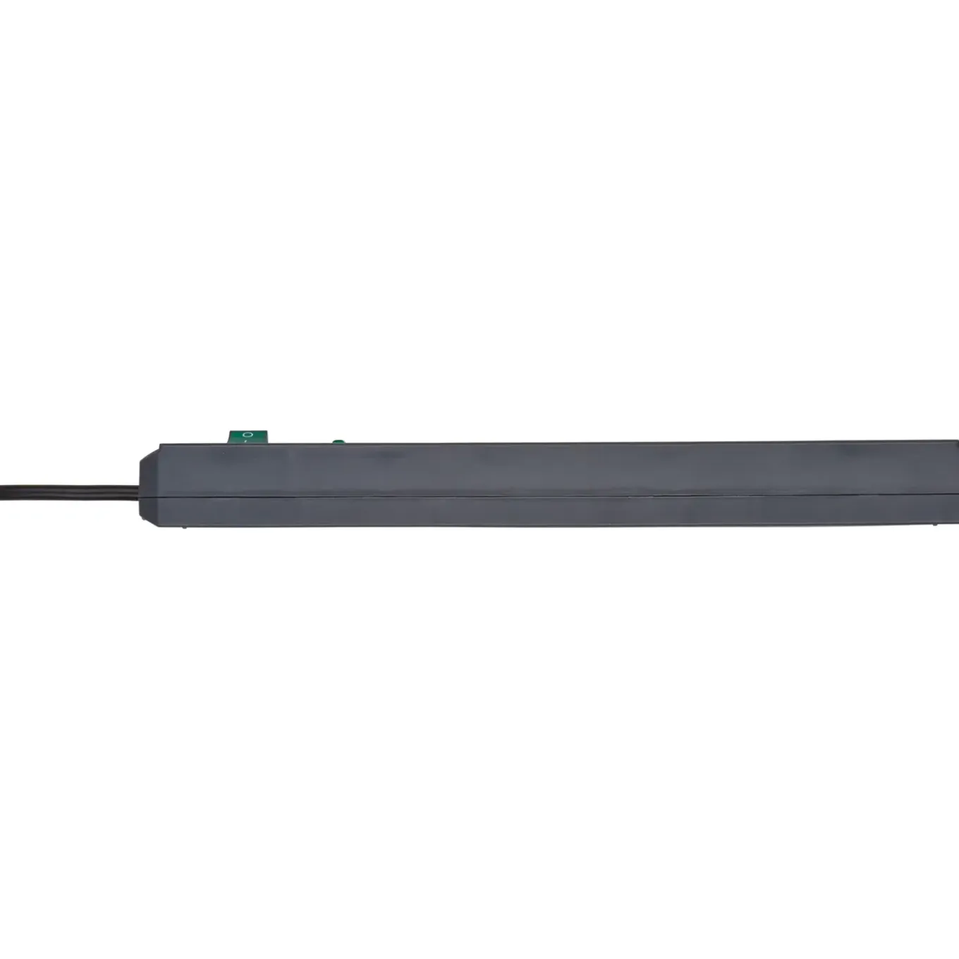 Brennenstuhl Stekkerdoos secure-tec 6-voudig antraciet 2 meter