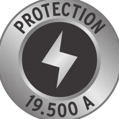 Brennenstuhl Stekkerdoos secure-tec 6-voudig antraciet 2 meter