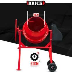 BRICK - Betonmolen 550w - 140l