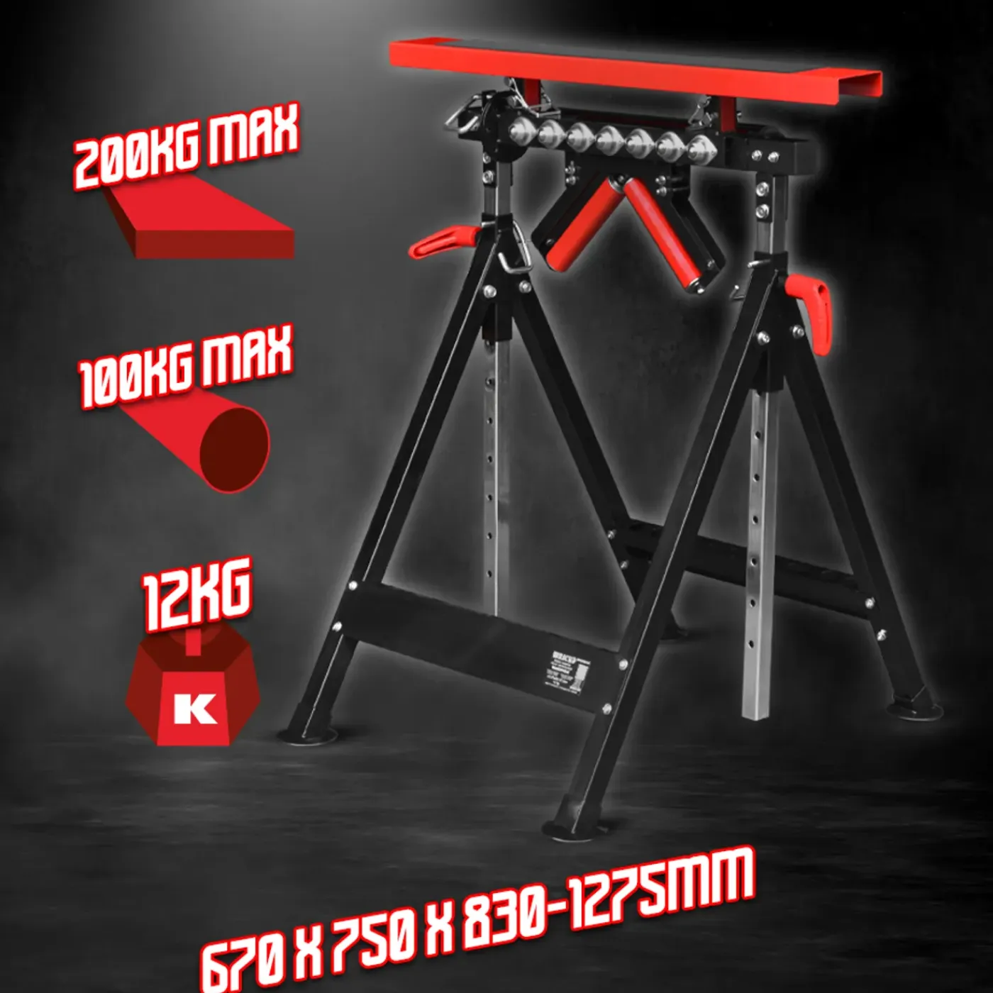 BRICK - Telescopische Rolbok Max. 200kg