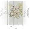 Bricoflor Vliesbehang Meerkleurig, Grijs, Groen - 1,59 X 2,8 M - Aziatische Prints
