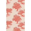 BRICOFLOR Vliesbehang Rood, Wit - 1,59 X 2,8 M - Aziatische Prints