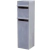 Brievenbusunit Valencia Dubbel - Natuursteen - Blauwe Hardsteen - 32x120x32cm