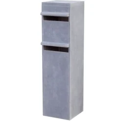 Brievenbusunit Valencia Dubbel - Natuursteen - Blauwe Hardsteen - 32x120x32cm
