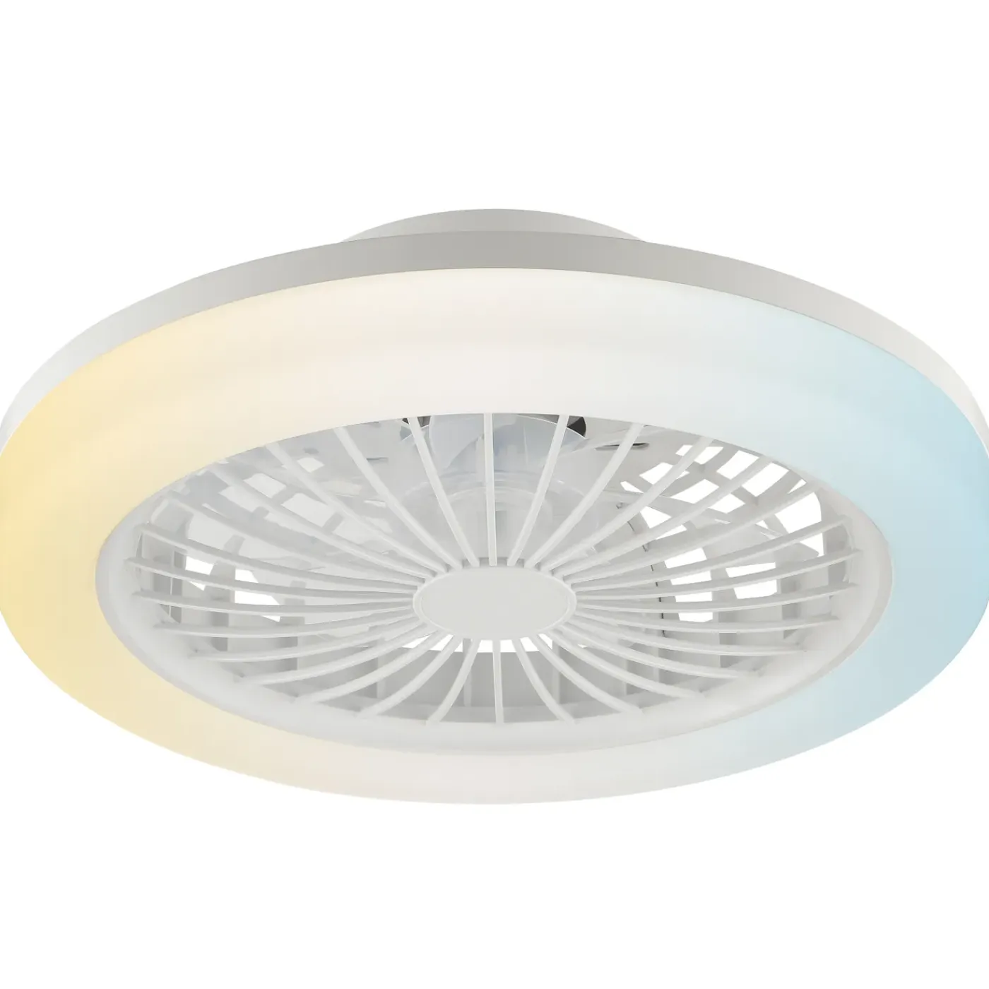 Brilliant Plafondventilator Montero met CCT LED - Wit - 42cm - 23,7W - met afstandsbediening