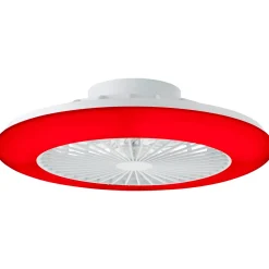 Brilliant Plafondventilator Salerno met CCT RGB LED - Wit - 40W - met afstandsbediening