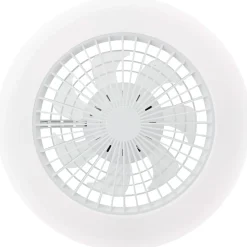 Brilliant Plafondventilator Salerno met CCT RGB LED - Wit - 40W - met afstandsbediening