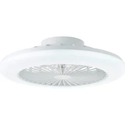 Brilliant Plafondventilator Salerno met CCT RGB LED - Wit - 40W - met afstandsbediening