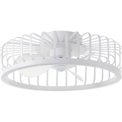 Brilliant Plafondventilator Capo met CCT LED - Wit - 48cm - 36W - met afstandsbediening