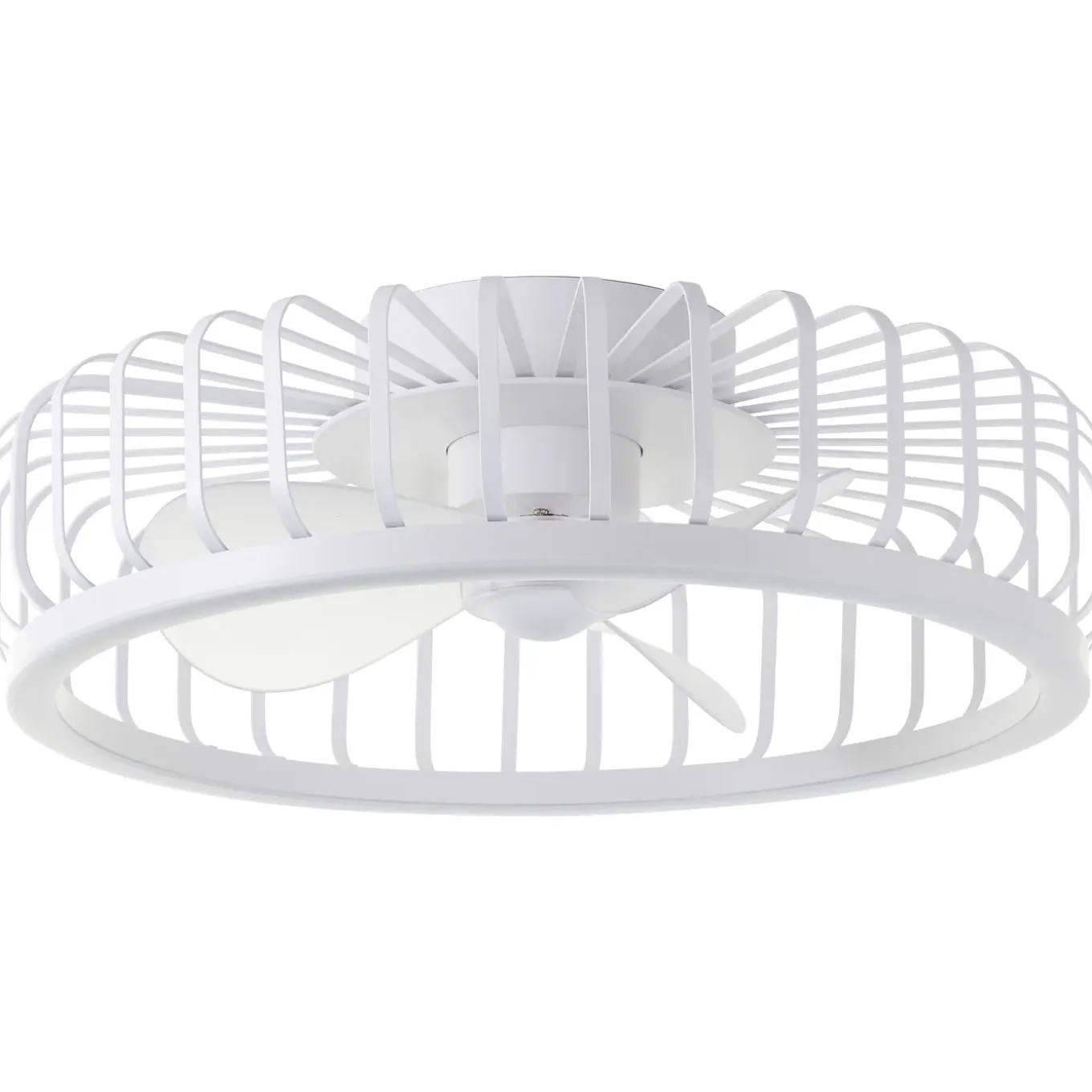 Brilliant Plafondventilator Capo met CCT LED - Wit - 48cm - 36W - met afstandsbediening