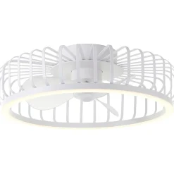 Brilliant Plafondventilator Capo met CCT LED - Wit - 48cm - 36W - met afstandsbediening