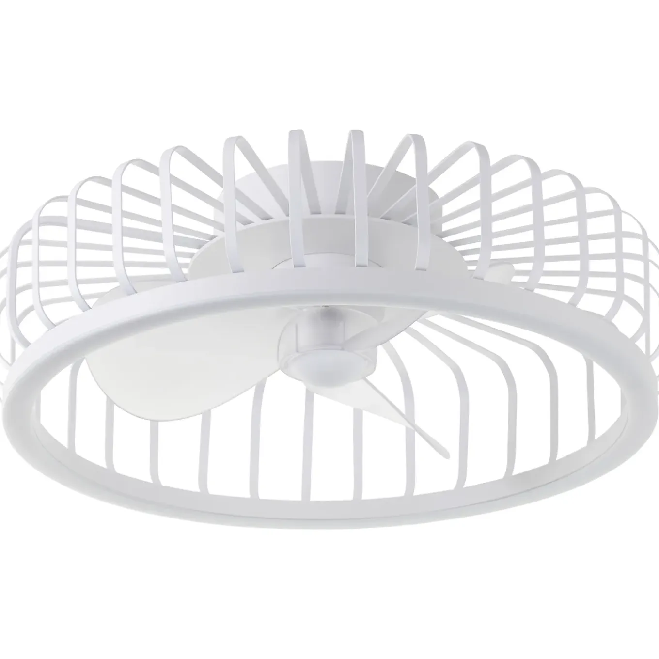 Brilliant Plafondventilator Capo met CCT LED - Wit - 48cm - 36W - met afstandsbediening