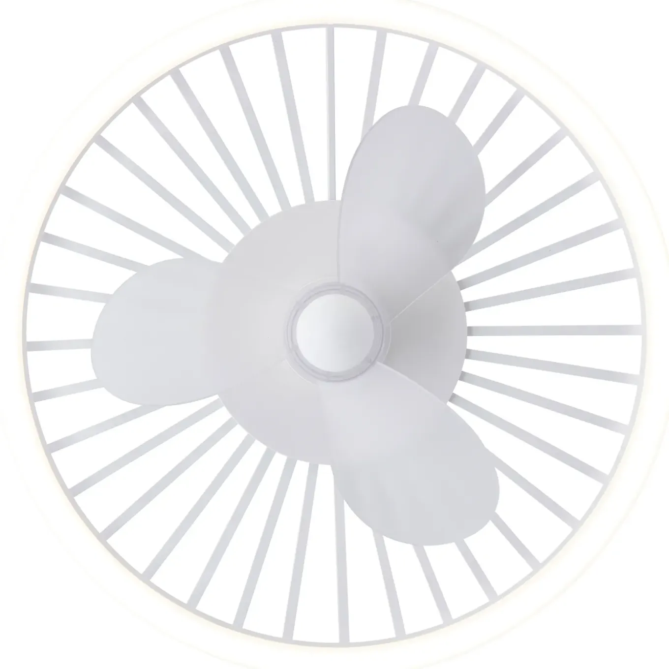 Brilliant Plafondventilator Capo met CCT LED - Wit - 48cm - 36W - met afstandsbediening