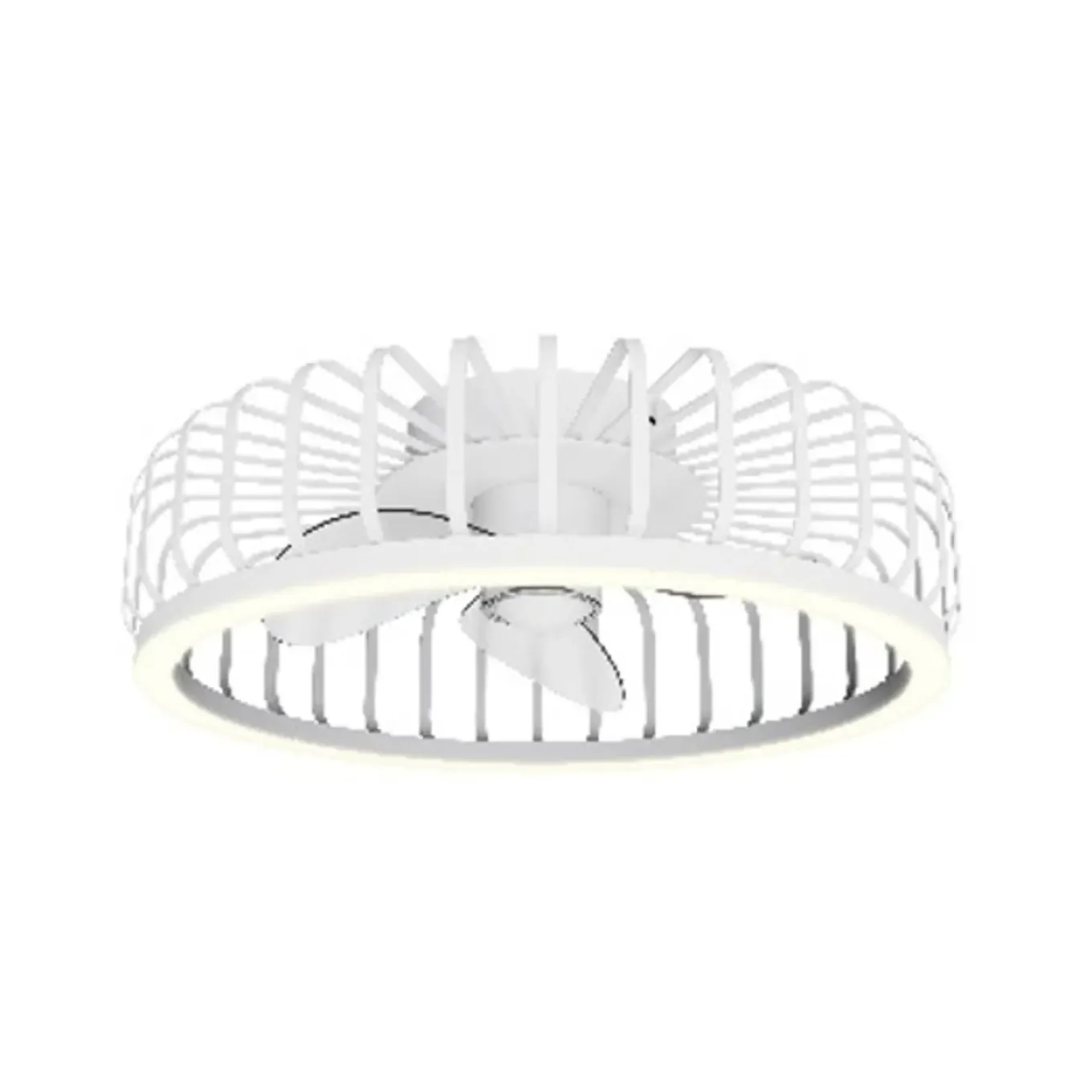 Brilliant Plafondventilator Capo met CCT LED - Wit - 48cm - 36W - met afstandsbediening
