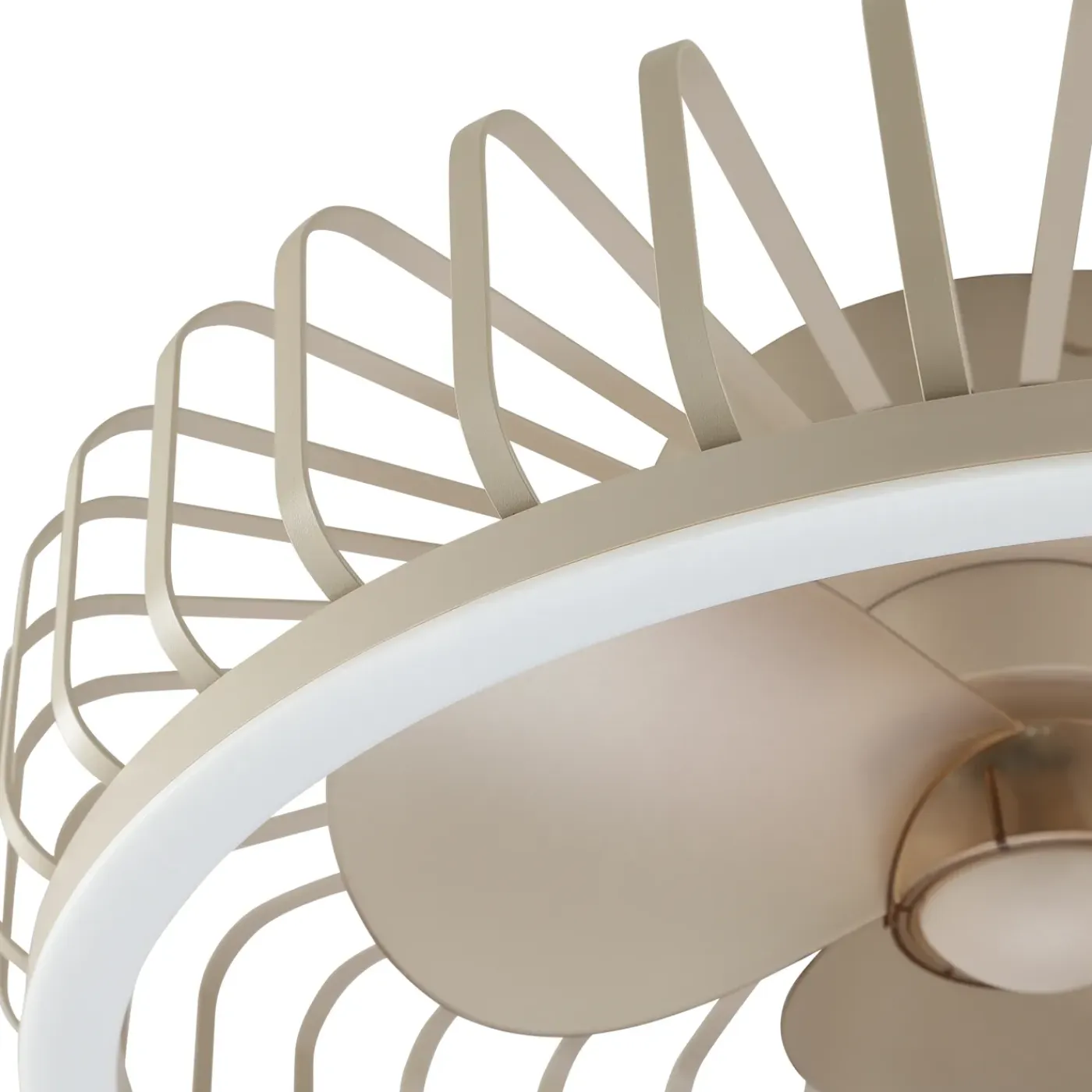 Brilliant Plafondventilator Capo met CCT LED - Beige - 48cm - 36W - met afstandsbediening