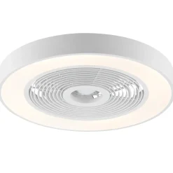 Brilliant Plafondventilator Catania met CCT RGB LED - Wit - 48,6cm - 37W - met afstandsbediening